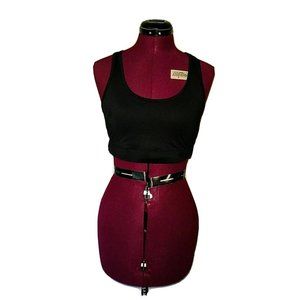 Energie Womens Laura Sports Bra Size XL Black Racerback